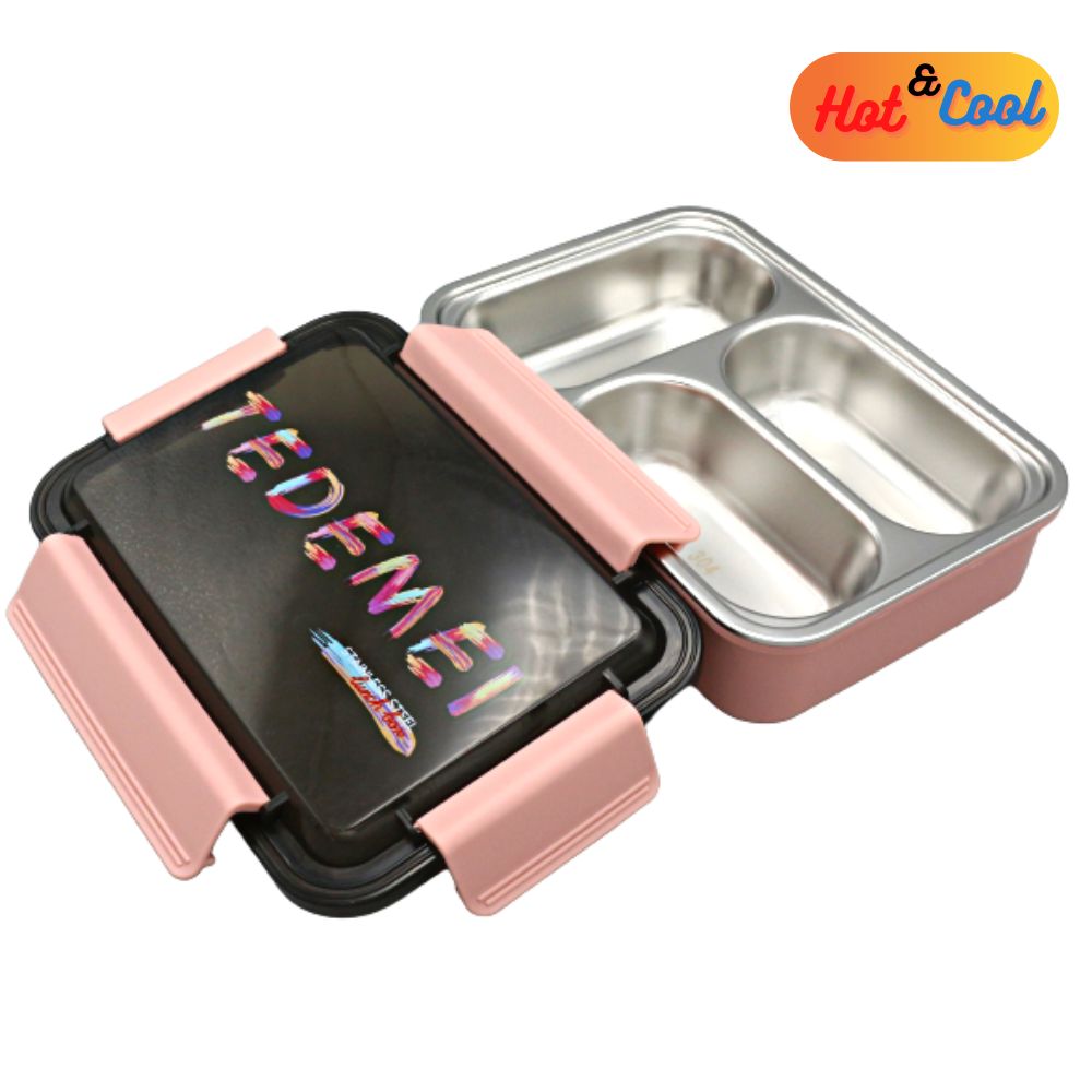 Tedemei Stainless Steel Multi Grid Lunch Box-Large12