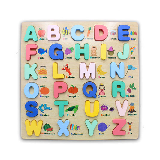 3D Alphabets Learning Wooden Board – 957