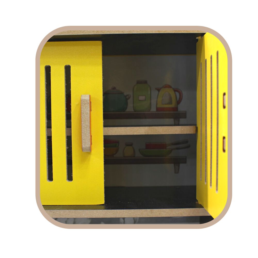 36 PCs Modern Kitchen with Utensils Playset