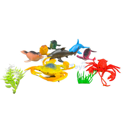 10 Pcs Realistic Sea Animal