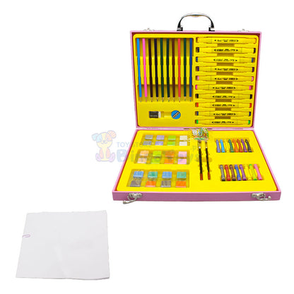 114 Pcs Wooden Coloring Art Kit