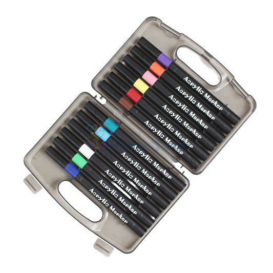 Pack of 12 Acrylic Marker Colors #2072