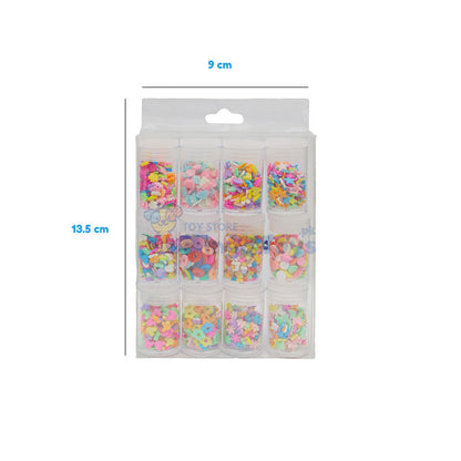 12 Pcs Sprinkles Nail Art Slices Fashion 0521