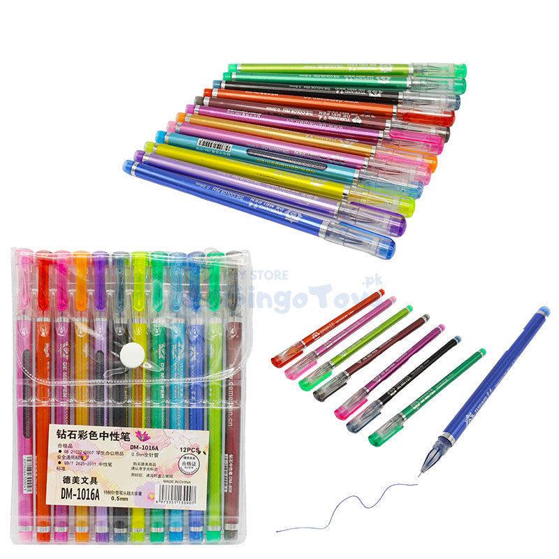 12 Pcs Multicolor Pen YUGUANG (1446)