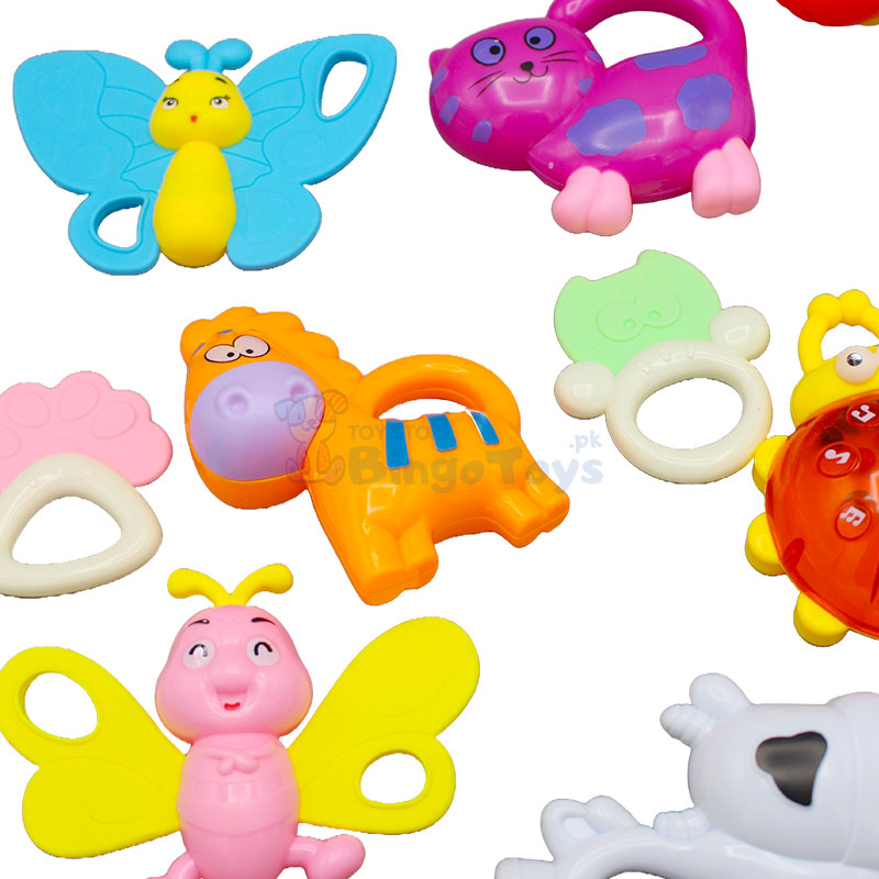 15 Pcs Baby Rattle with Teether Set