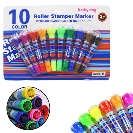 10 PCS Roller Stamper Marker