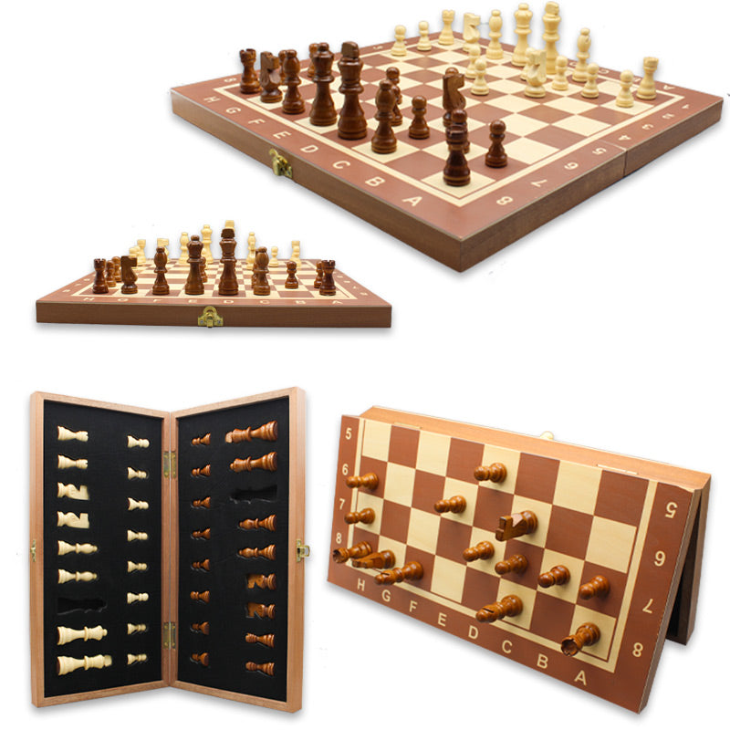 Wooden Magnetic International Chess