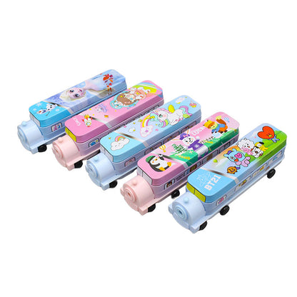 2-Section Train Geometry Box for Boys & Girls
