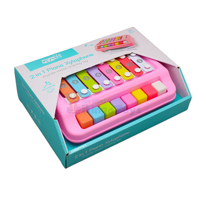 2 in 1 Piano & Xylophone Toy for Kids