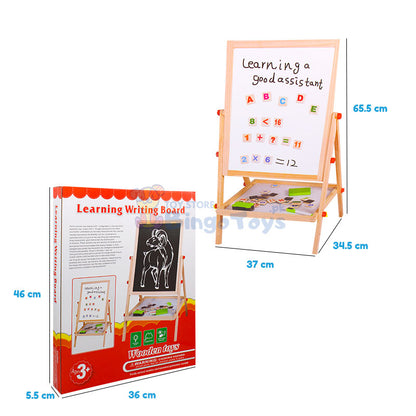 2 in 1 Wooden Easel Black & White Board (1519)