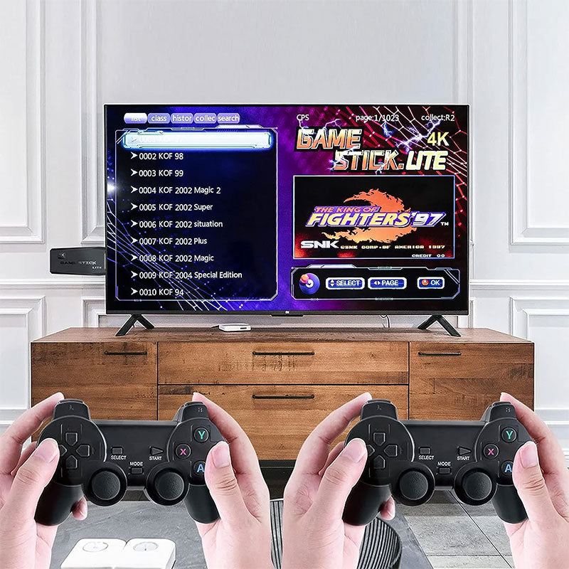 4k 20,000 Games Device with Two Wireless Controllers