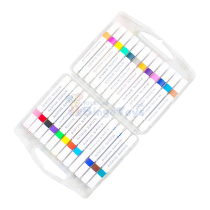 24 Color Acrylic Triangle Markers #2076