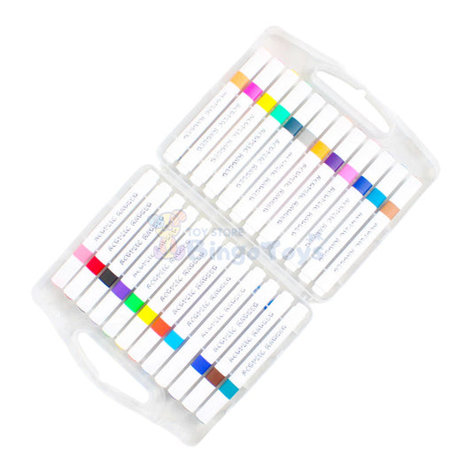 24 Color Acrylic Triangle Markers #2076