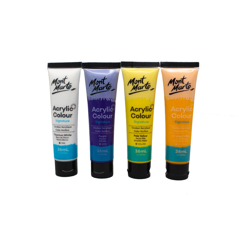 Mont Marte Acrylic Paint (36ml x 24pcs)