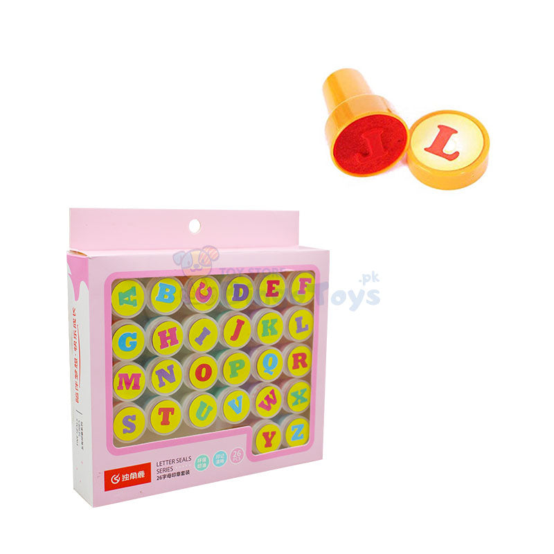 26 Pcs Capital Alphabets Stamps for Kids