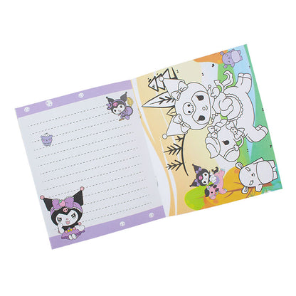 7 in 1 Happy Cartoon Stationery Set with Coloring Book