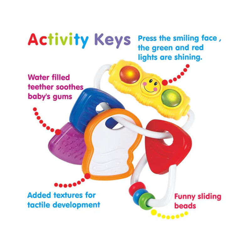 Toddler Light N Rattle Keys Toy