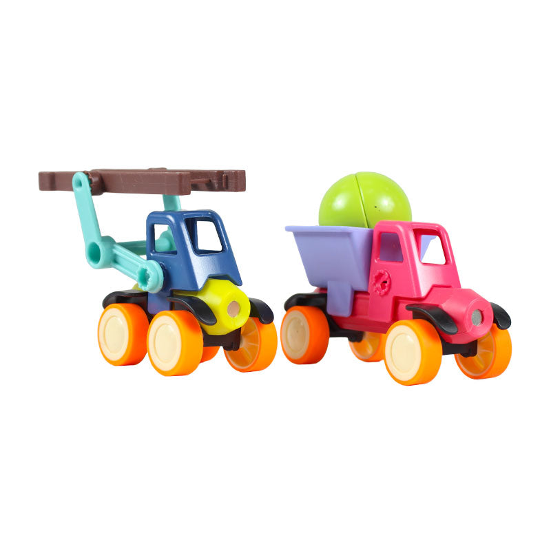 Magnetic Sticks DIY Construction Vehicles 40 Pcs