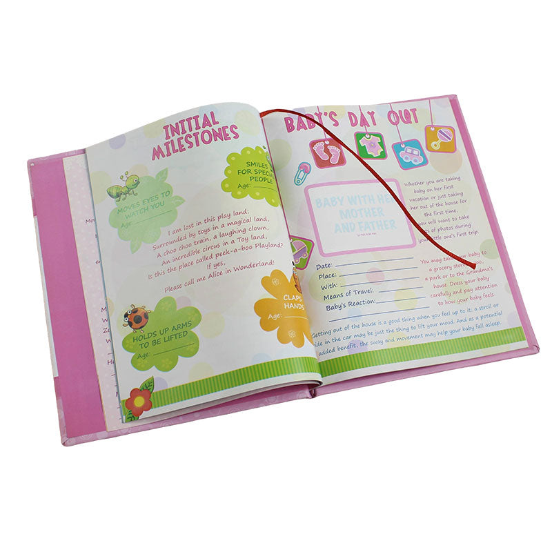 Baby Memories Record Book for Girl
