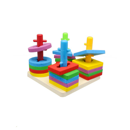 Four Column Wooden Toy Large