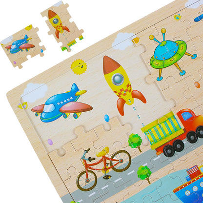 Kids Wooden Educational Puzzle Boards #1993