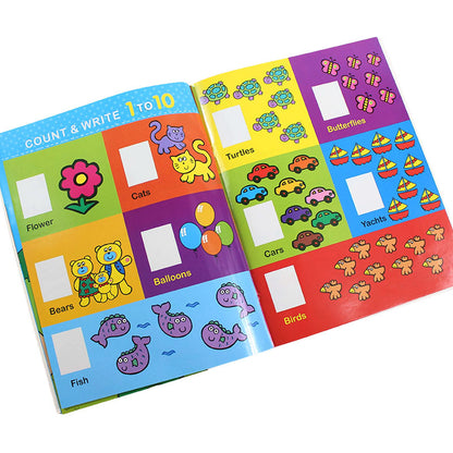 Wipe Clean Book with Marker Numbers