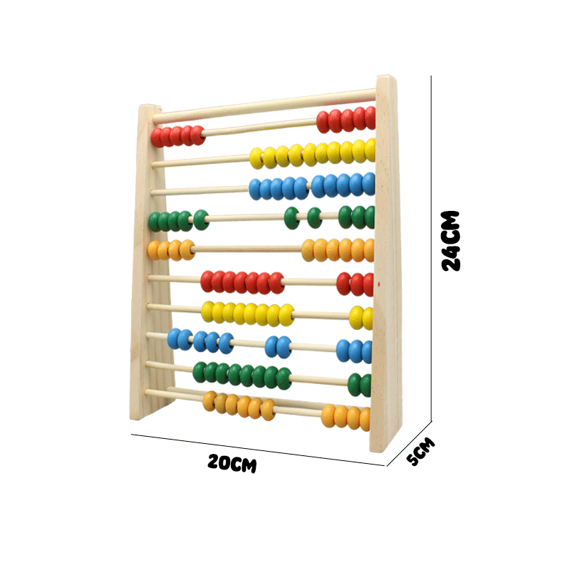 Wooden 10 Rows Abacus