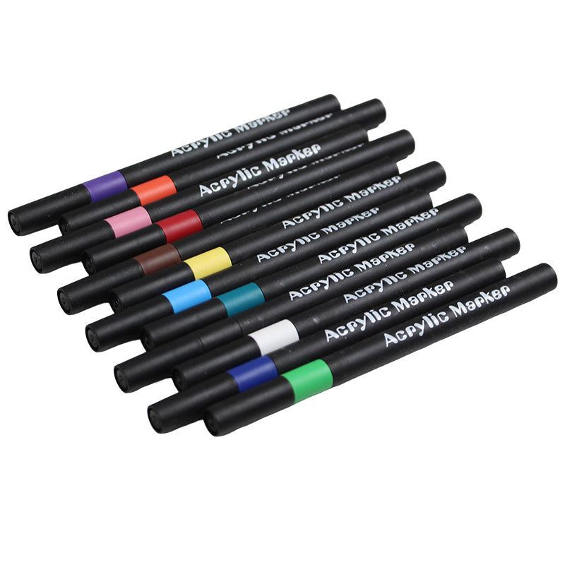 Pack of 12 Acrylic Marker Colors #2072