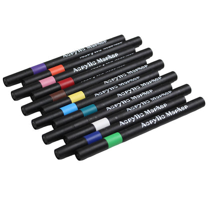Pack of 12 Acrylic Marker Colors #2072