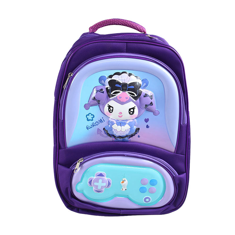 3D Embossed Kuromi Trendy School Bag 16 inch #3290