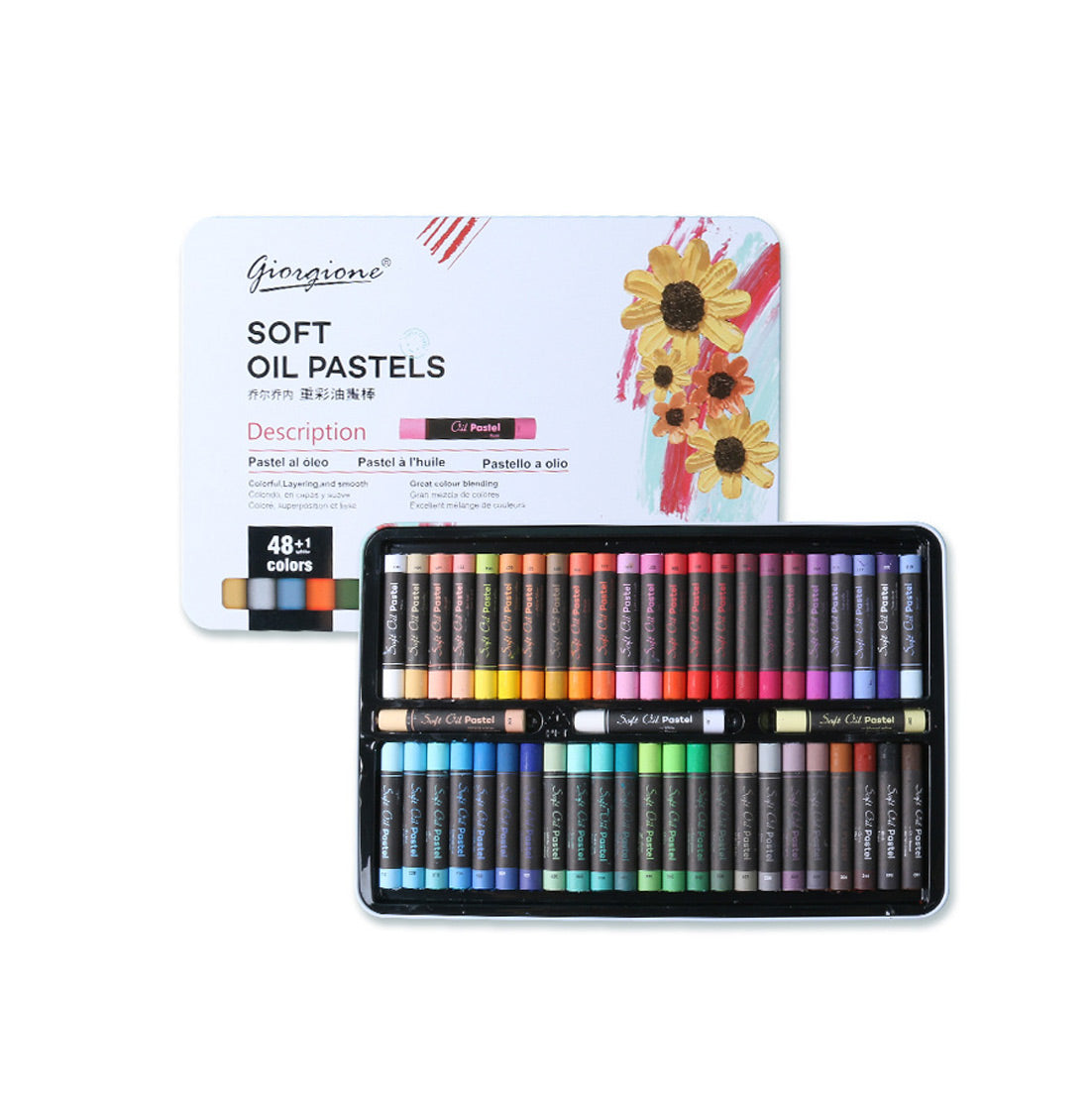 48 PCS Soft Oil Pastels