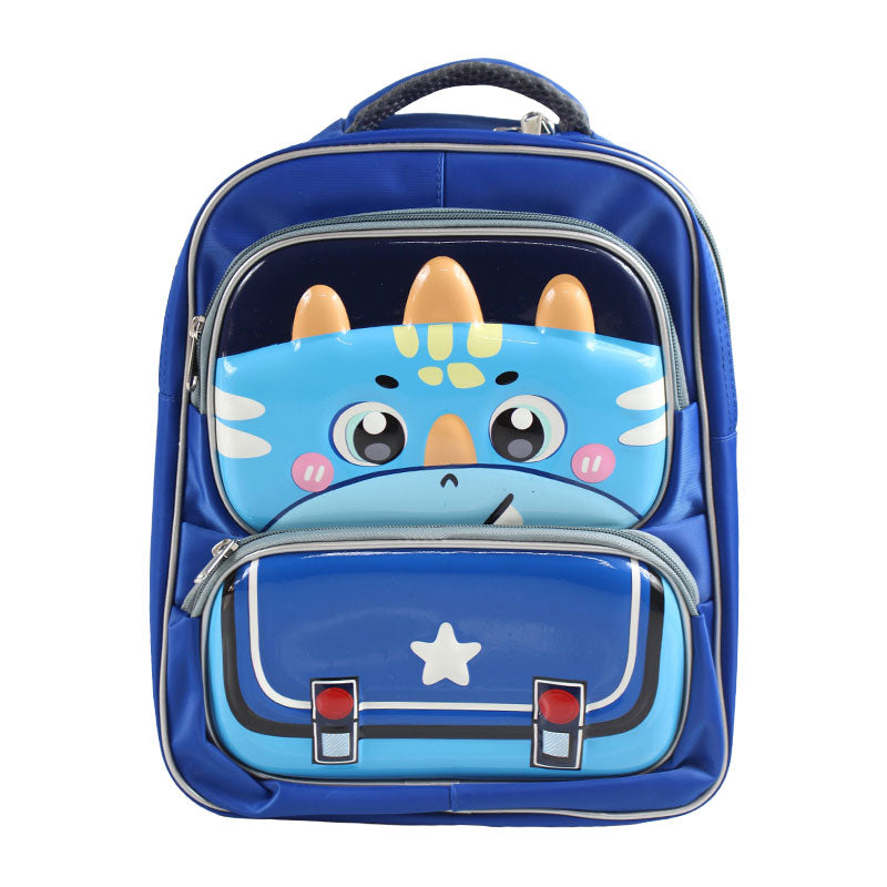 Cute Animal Embossed Bag for Kids 14 inch (Blue) #2032