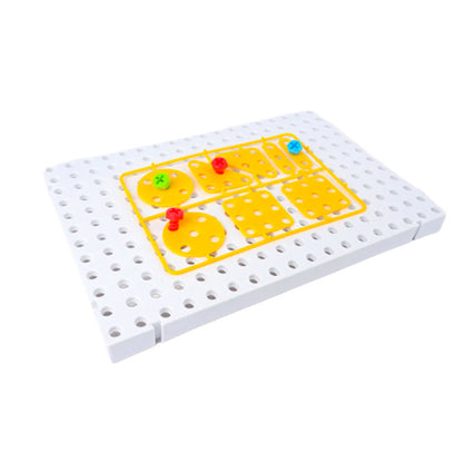 Puzzle Magic Plate DIY Education toy for kids 144 Pcs