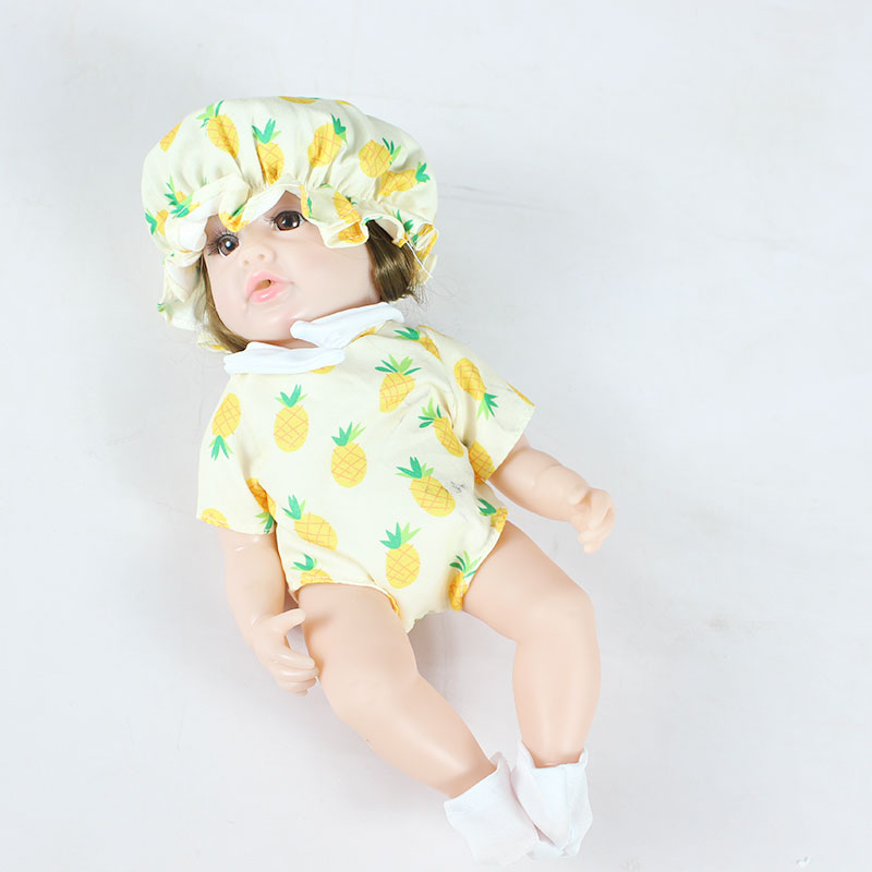 Pineapple Outfit Baby Doll with Matching Hat