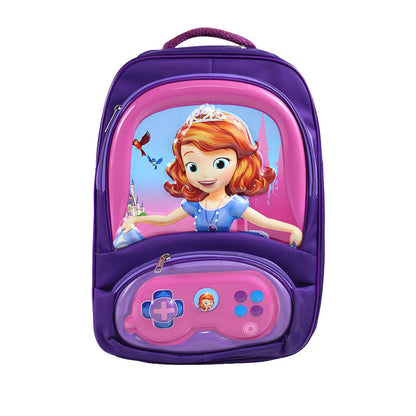 3D Embossed Sofia Trendy School Bag 16 inch #3290