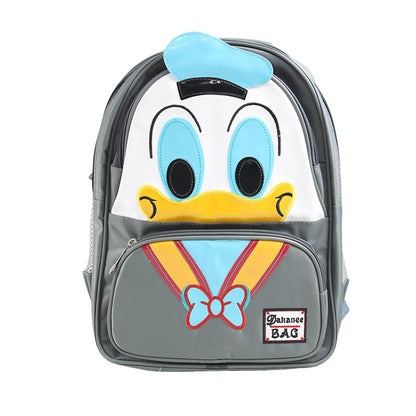 Kids Cute Duck Theme Backpack 15 inch (Grey)
