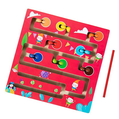 Matching Color Beads Game Wooden