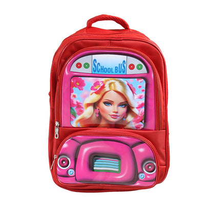 Barbie School Bus Bag for Kids 16 inch #1250