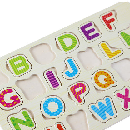 Capital & Small Alphabets Wooden Puzzle Board #2027