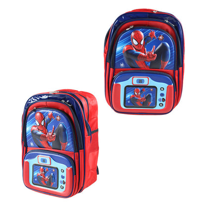 Spiderman Embossed School Bag 17 inch (1762)