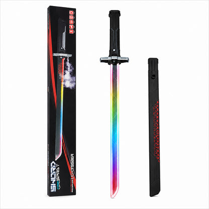 RGB Light Saber Toy Sword with LED Lights & Smoke