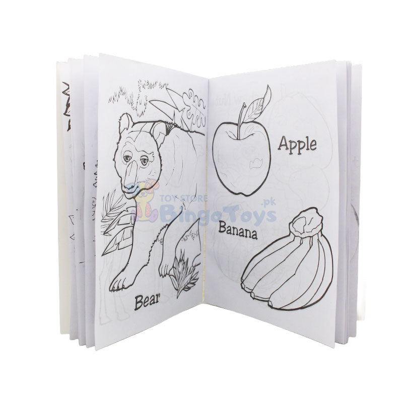 3 in 1 My First Coloring Book Animals, Fruits & Vegetables