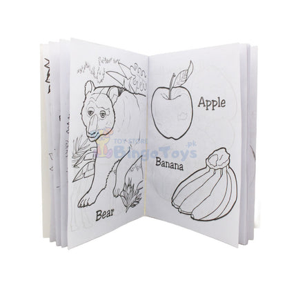 3 in 1 My First Coloring Book Animals, Fruits & Vegetables