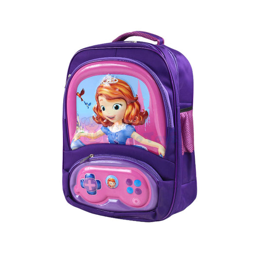 3D Embossed Sofia Trendy School Bag 16 inch #3290