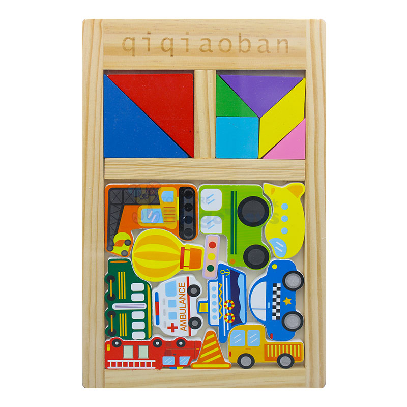 3D Tangram Board Puzzles Games