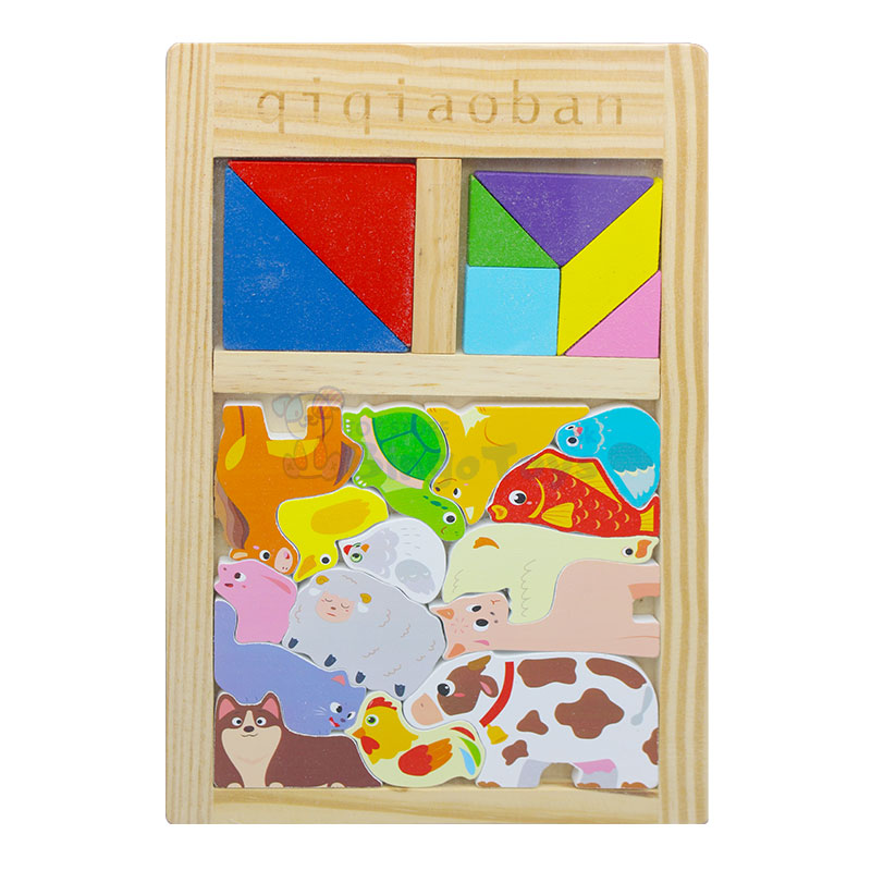 3D Tangram Board Puzzles Games