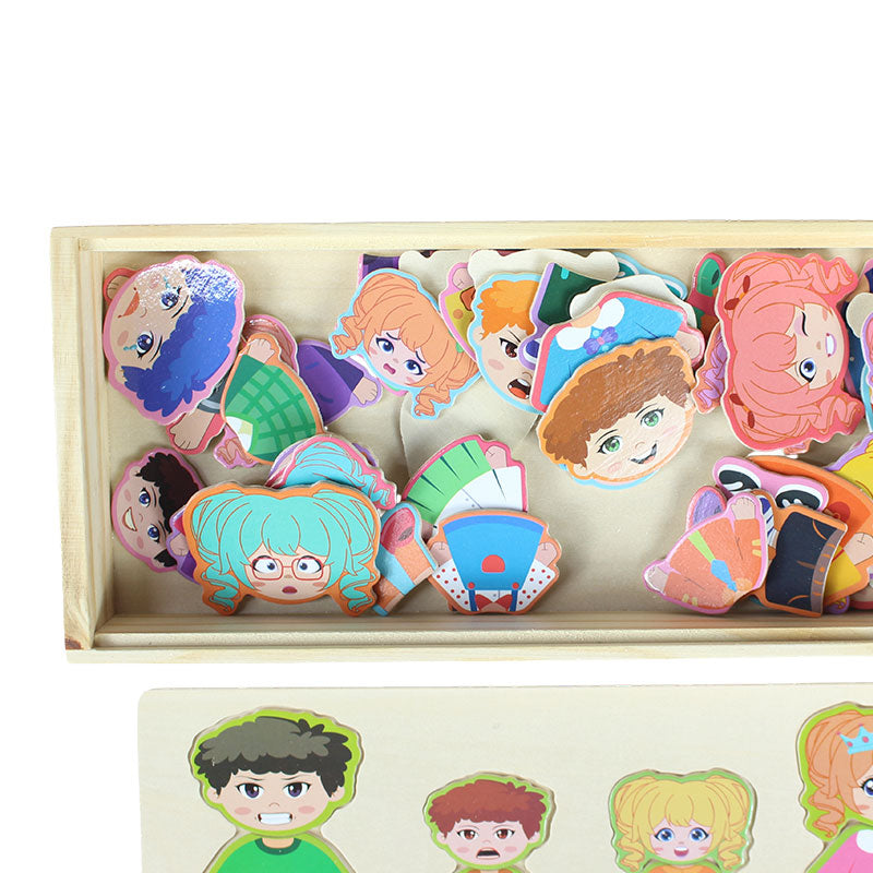 Wooden Dress up Puzzle Board