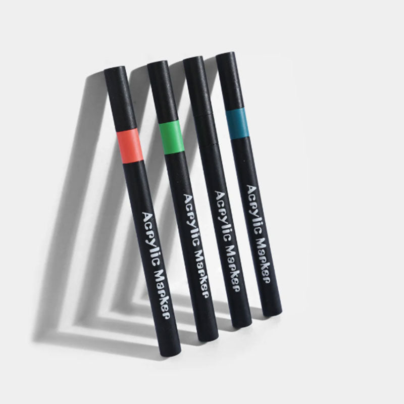 Pack of 12 Acrylic Marker Colors #2072