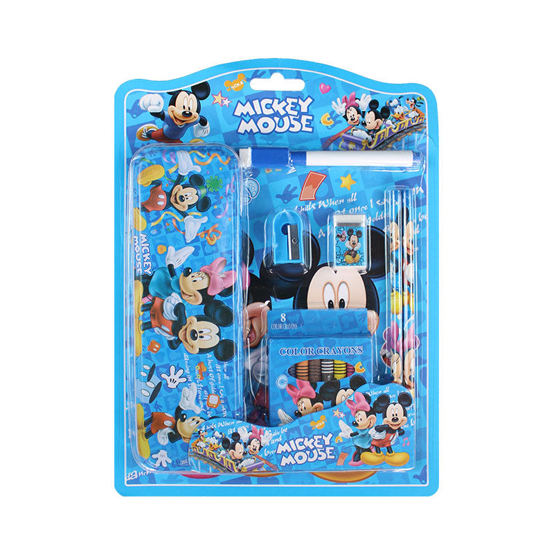 Writing & Coloring Stationery Set (14 Pcs) for Boys