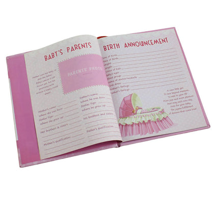 Baby Memories Record Book for Girl